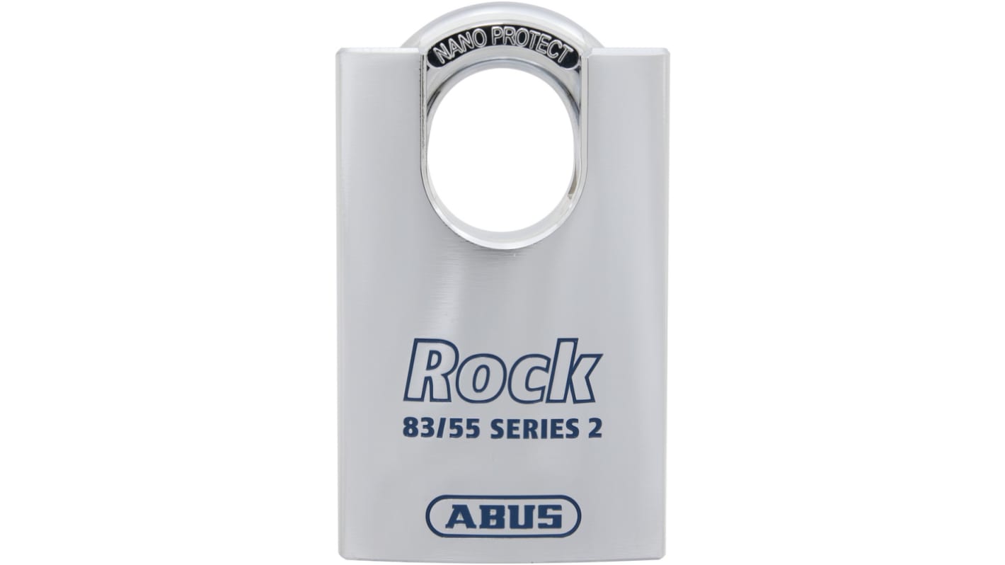 ABUS Key Weatherproof Hardened Steel Padlock, 11mm Shackle