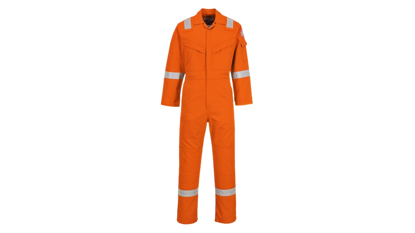 Portwest Orange Reusable Hi Vis Overalls, 3XL