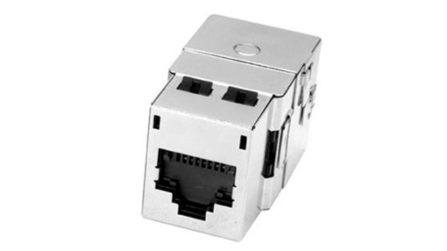 Molex Premise Networks RJ45六类接口, 卡入式安装, 单口, 1路
