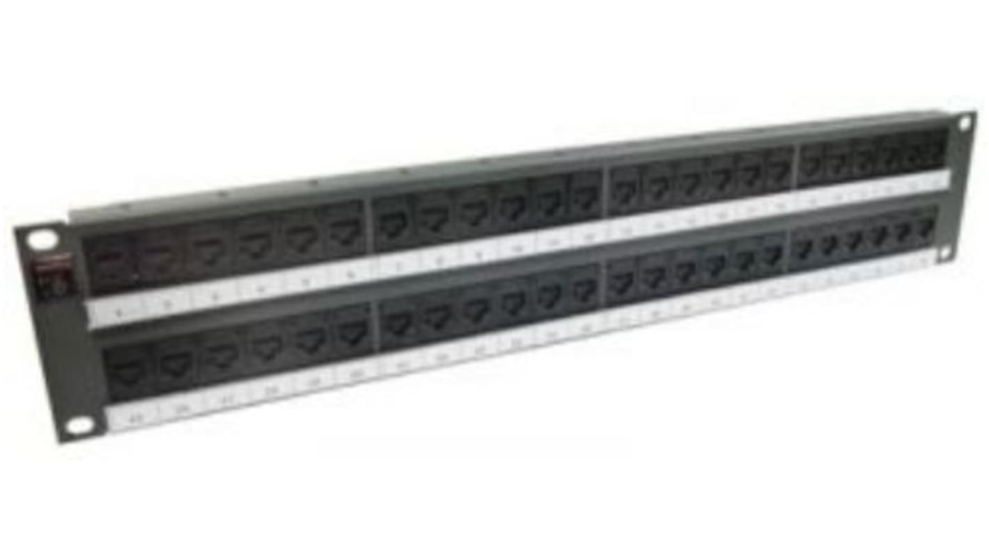 Molex Premise Networks 六类48口网络配线架, 非屏蔽双绞线 (UTP), 2U