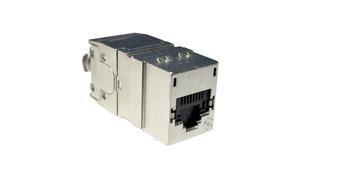 Molex Premise Networks RJ45超六类接口, 卡入式安装, 单口, 1路