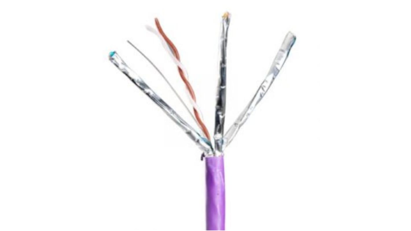 Cable Ethernet Cat6a U/FTP Molex Premise Networks de color Morado, long. 500m