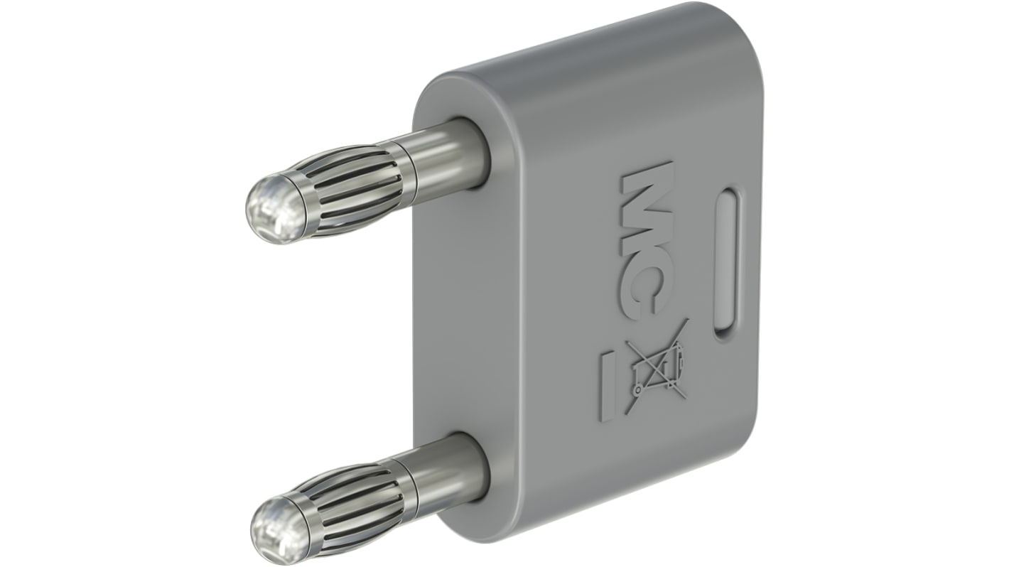 Prise et borne d'essai 4 mm Staubli Gris Prise 32A 30V c.a.