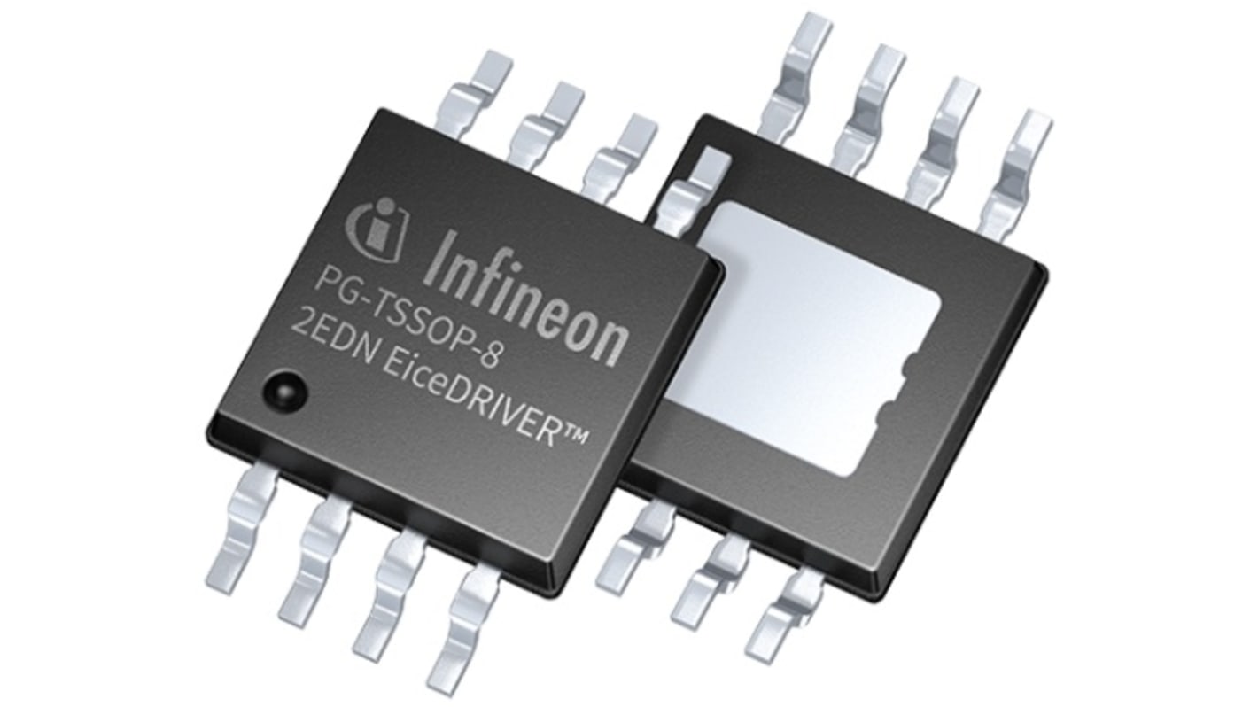 Infineon 栅极驱动模块, CMOS，TTL逻辑, TSSOP-8, 2个驱动器, 8针, 8 → 20V电源, 5 A输出