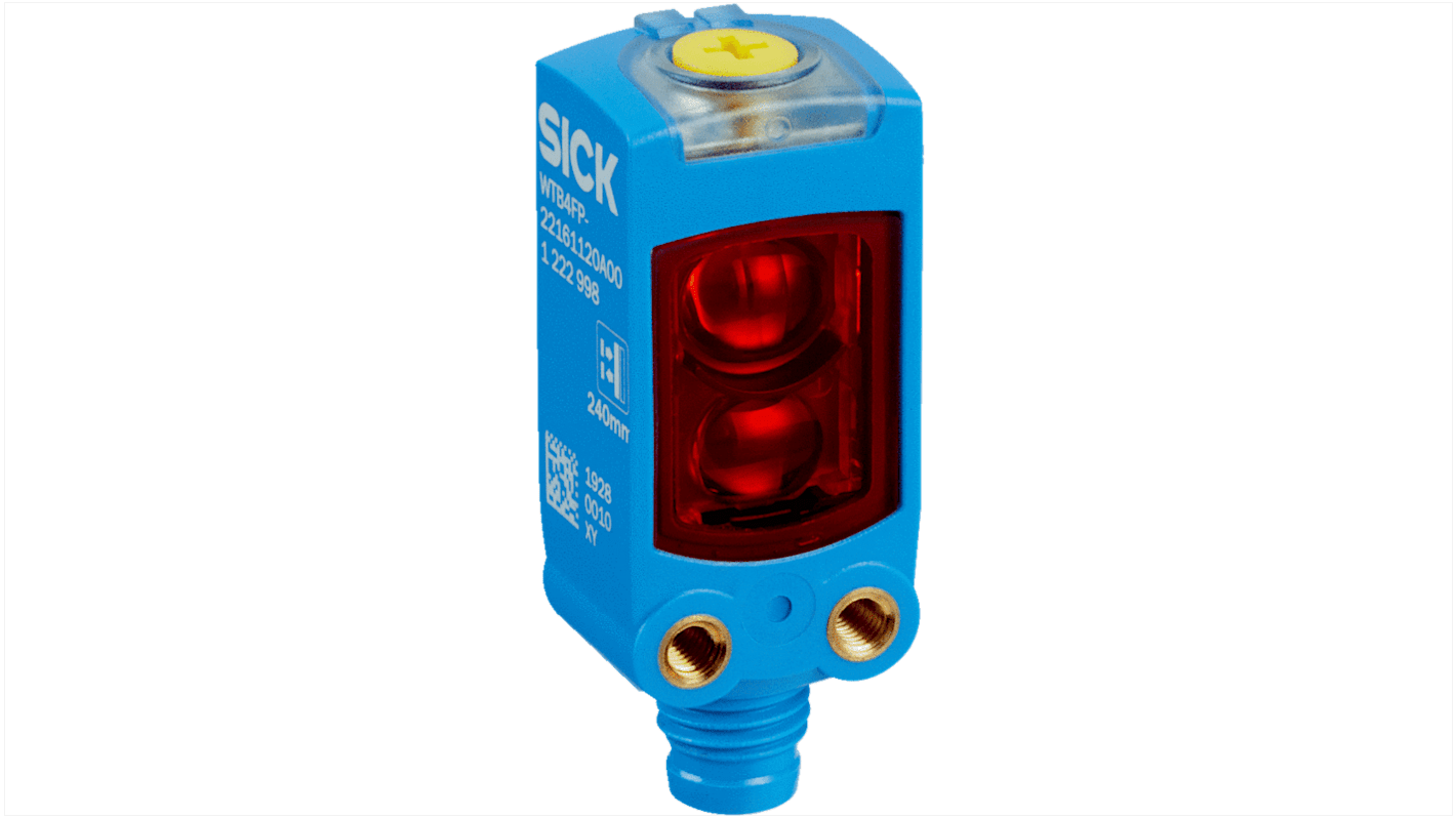 Sick Background Suppression Photoelectric Sensor, Miniature Sensor, 220 mm Detection Range IO-LINK