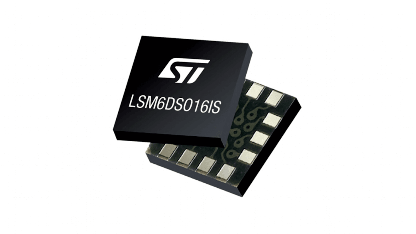 STMicroelectronics 3-Axis PCB Mount Sensor, LGA, Serial-SPI, 14-Pin