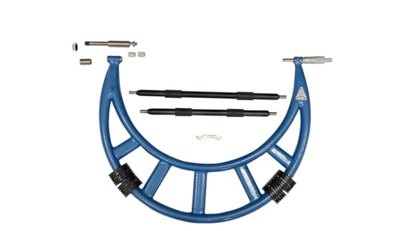 RS PRO Interchangeable Micrometer, Range 20 in to 24 in, With UKAS Calibration