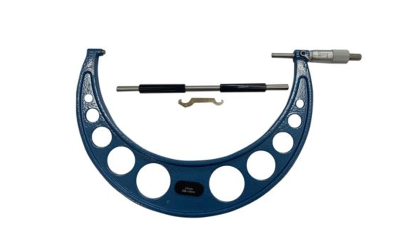 RS PRO External Micrometer, Range 225 mm to 250 mm, With UKAS Calibration