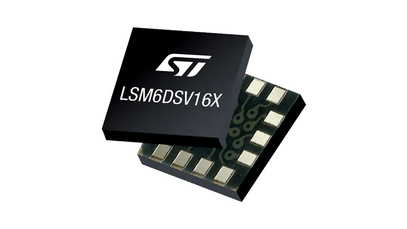 STMicroelectronics 6-Axis Surface Mount Accelerometer & Gyroscope, LGA-14L, SPI, 14-Pin