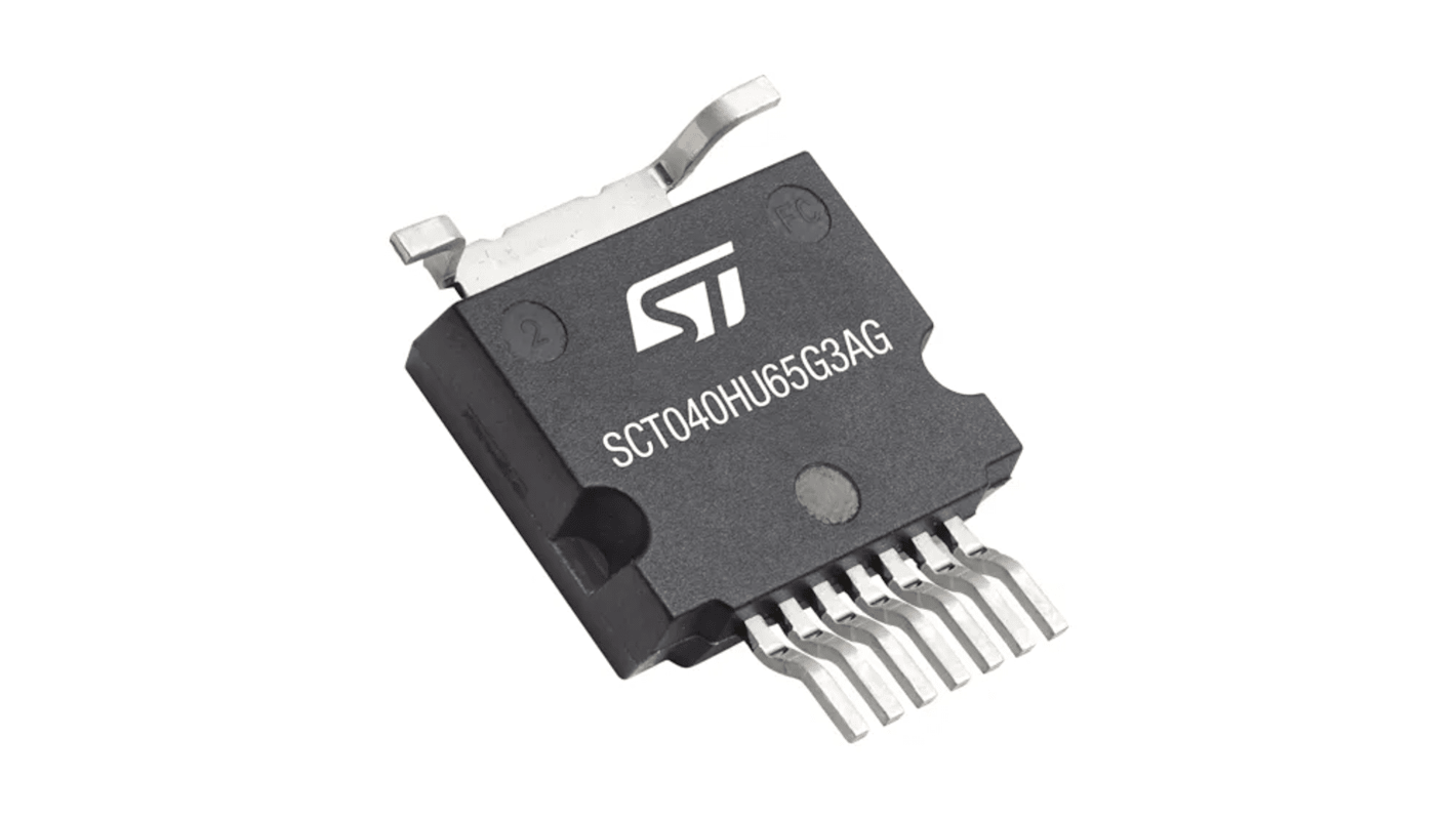 STMicroelectronics N-Channel MOSFET, 10 A, 800 V Tape and Reel SCT040HU65G3AG
