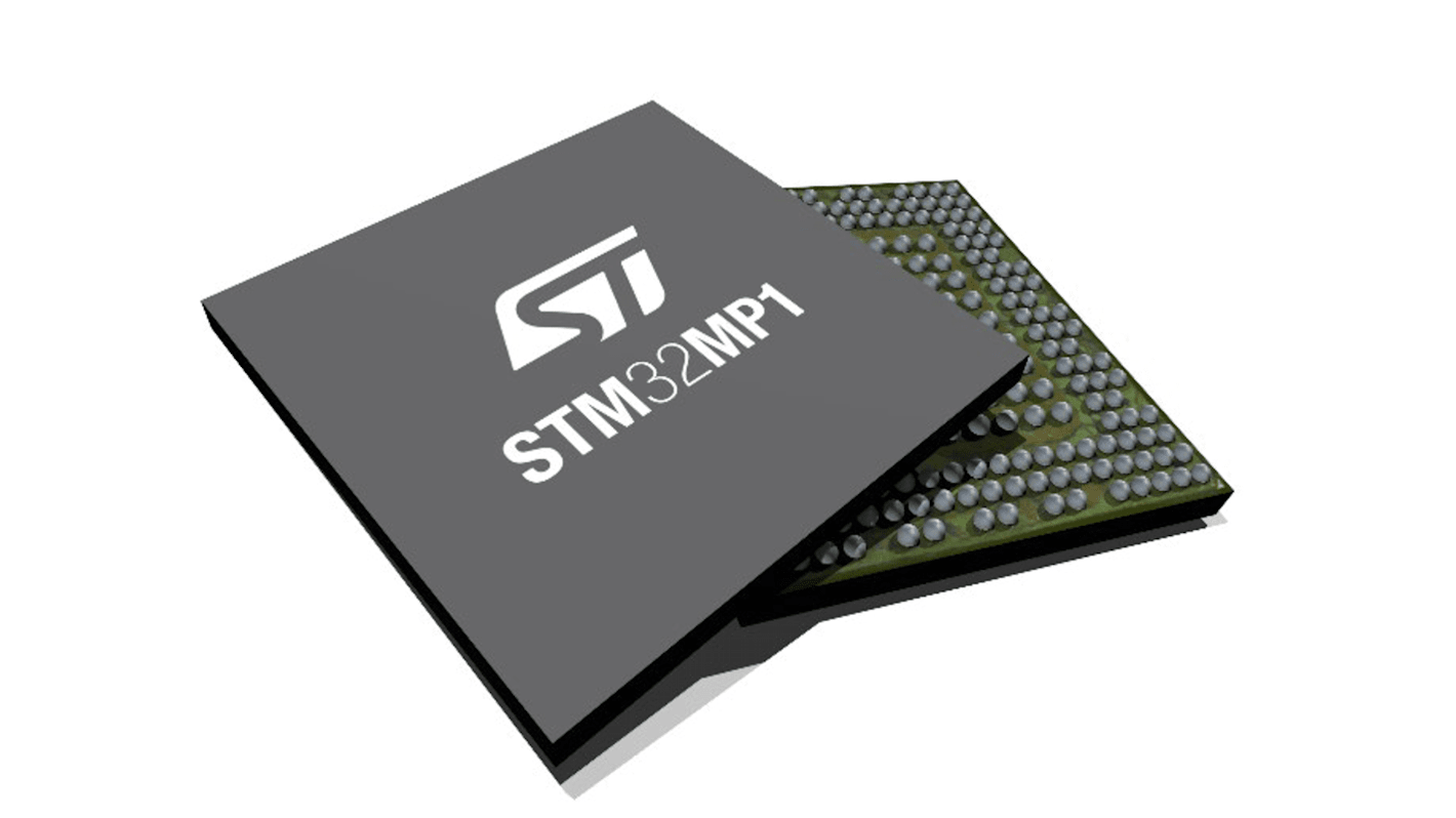 Microcontrolador STMicroelectronics STM32MP135AAE3, núcleo ARM Cortex-A7, RAM 448 kb, 800MHZ, LFBGA de 289L pines