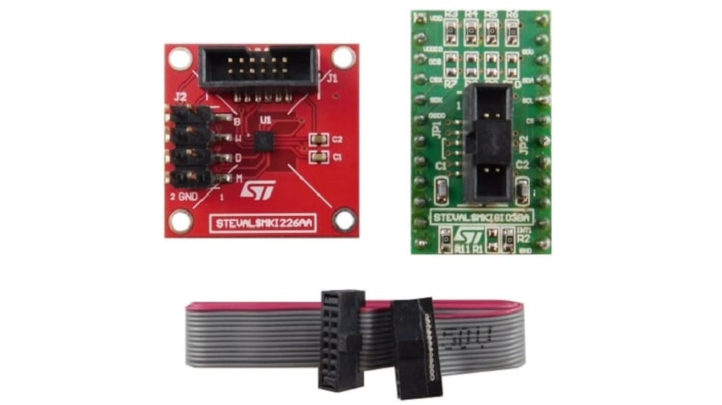 STMicroelectronics 3-axis digital accelerometer sensor kit based on AIS25BA Accelerometer Sensor Evaluation Kit for