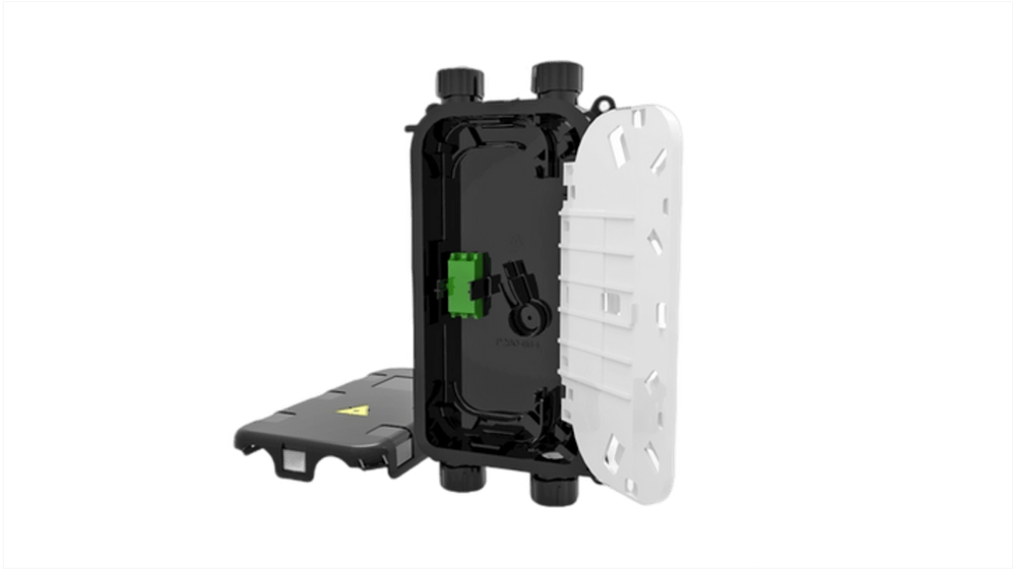 HellermannTyton Connectivity 2口光纤配线架, LC, 单模, 滑动面板