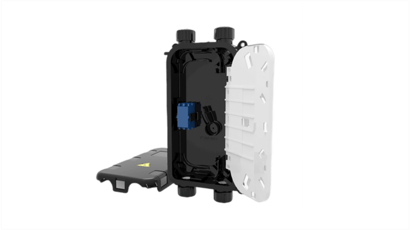 HellermannTyton Connectivity 2口光纤配线架, LC, 单模, 滑动面板