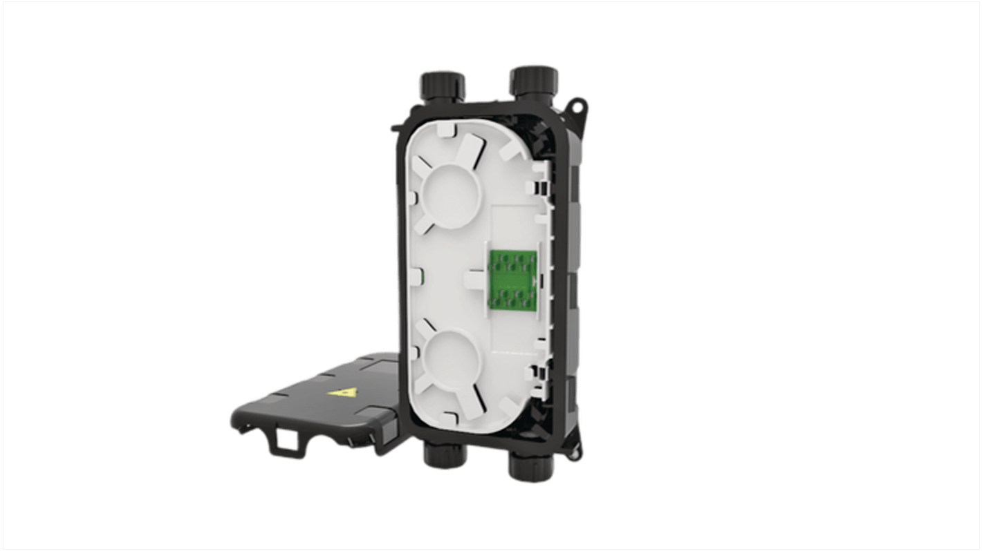 HellermannTyton Connectivity 2 Port Single Mode Fibre Optic Patch Panel With 0 Ports Populated