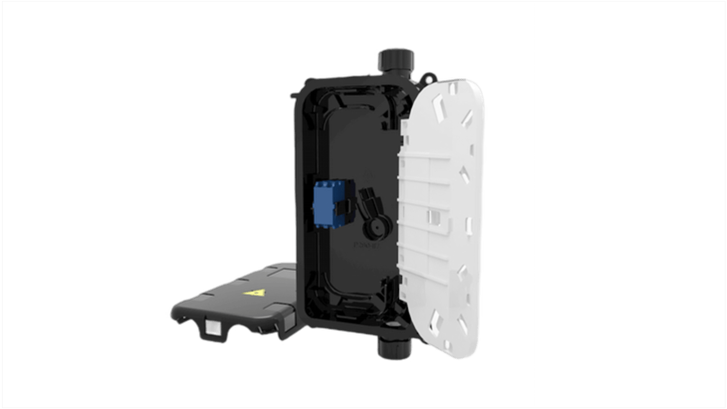 HellermannTyton Connectivity LWL-Rangierfeld LC für 2 Port Single Mode bestückt Gleiten