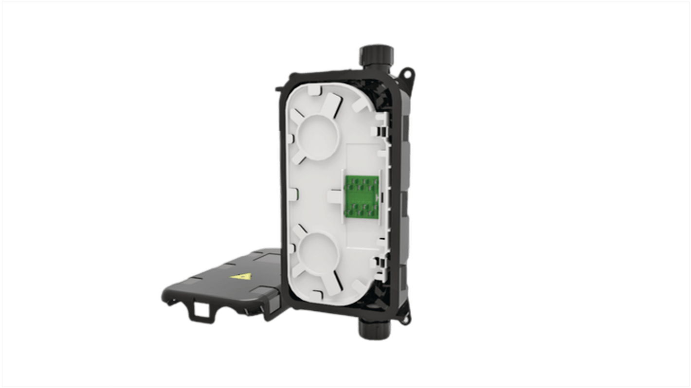 HellermannTyton Connectivity 2 Port Single Mode Fibre Optic Patch Panel With 0 Ports Populated