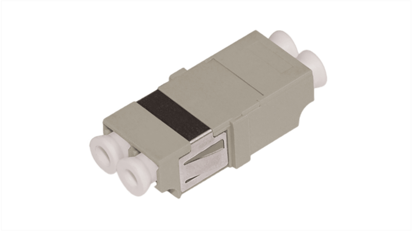 HellermannTyton Connectivity FBAMMBG-LCLCDX-FL001 LC to LC Multimode Duplex Fibre Optic Adapter