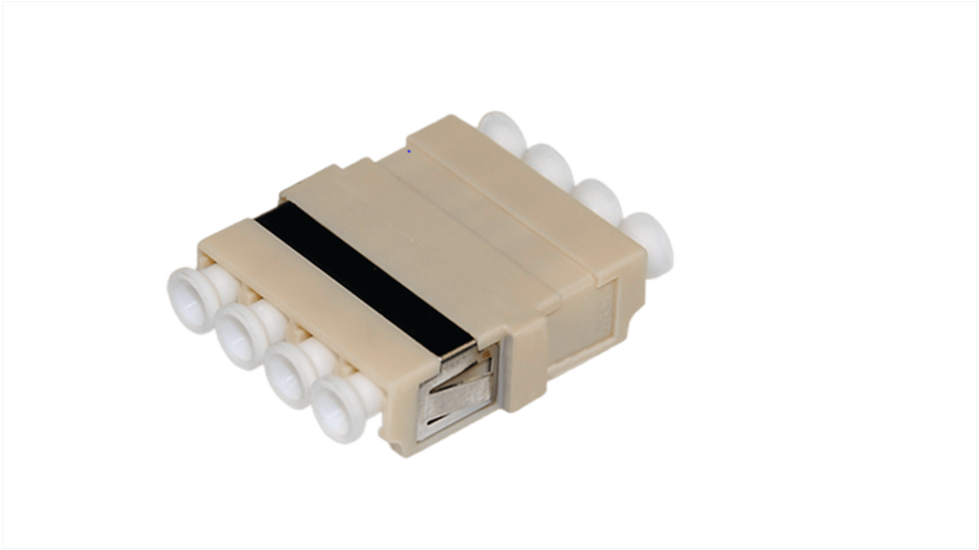 Adaptateur pour fibre optique, LC vers LC Multimode Quad