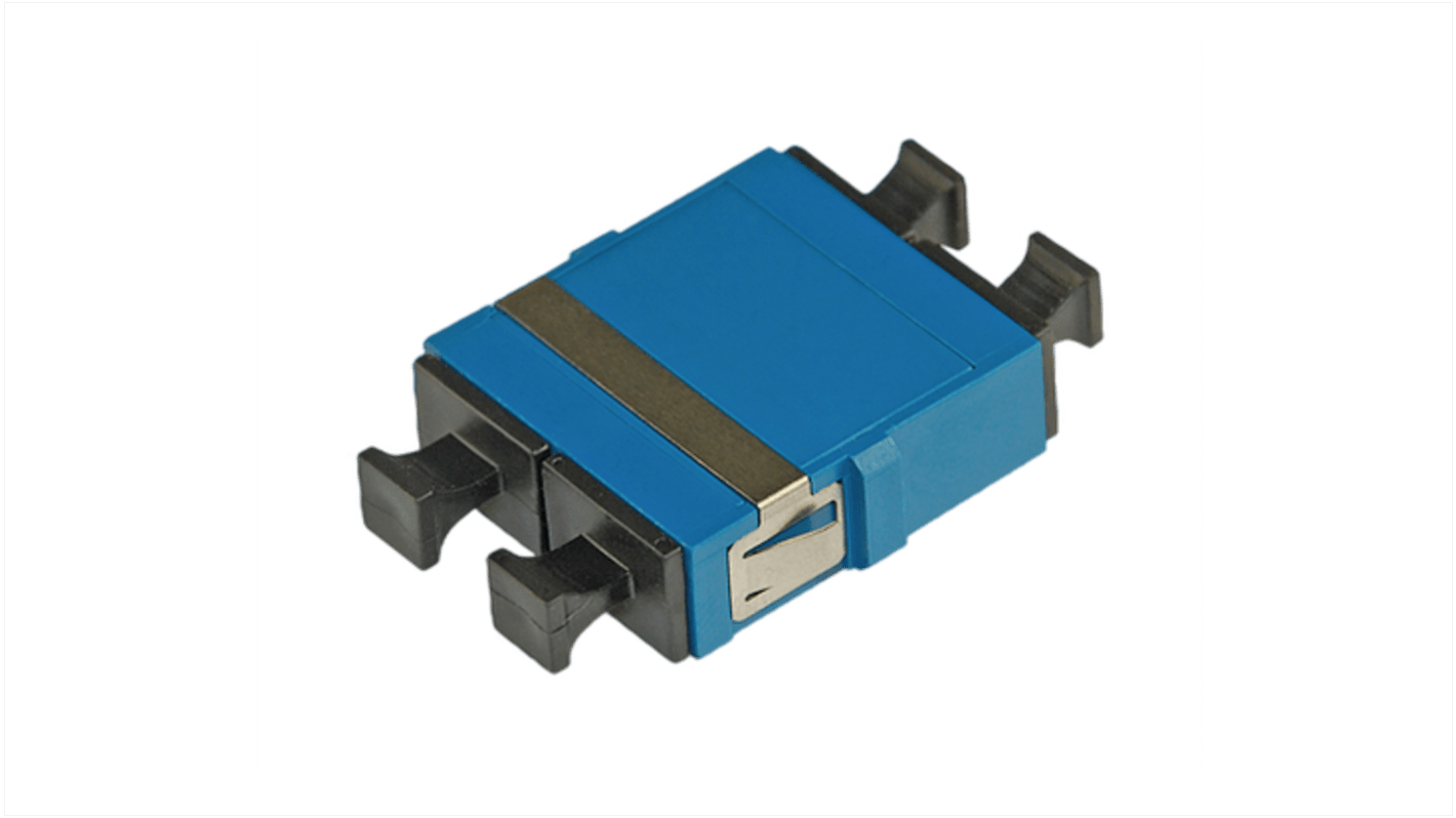 HellermannTyton Connectivity 单模光纤耦合器, SC 至 SC连接器, 双工, 蓝色, FBASMBL系列