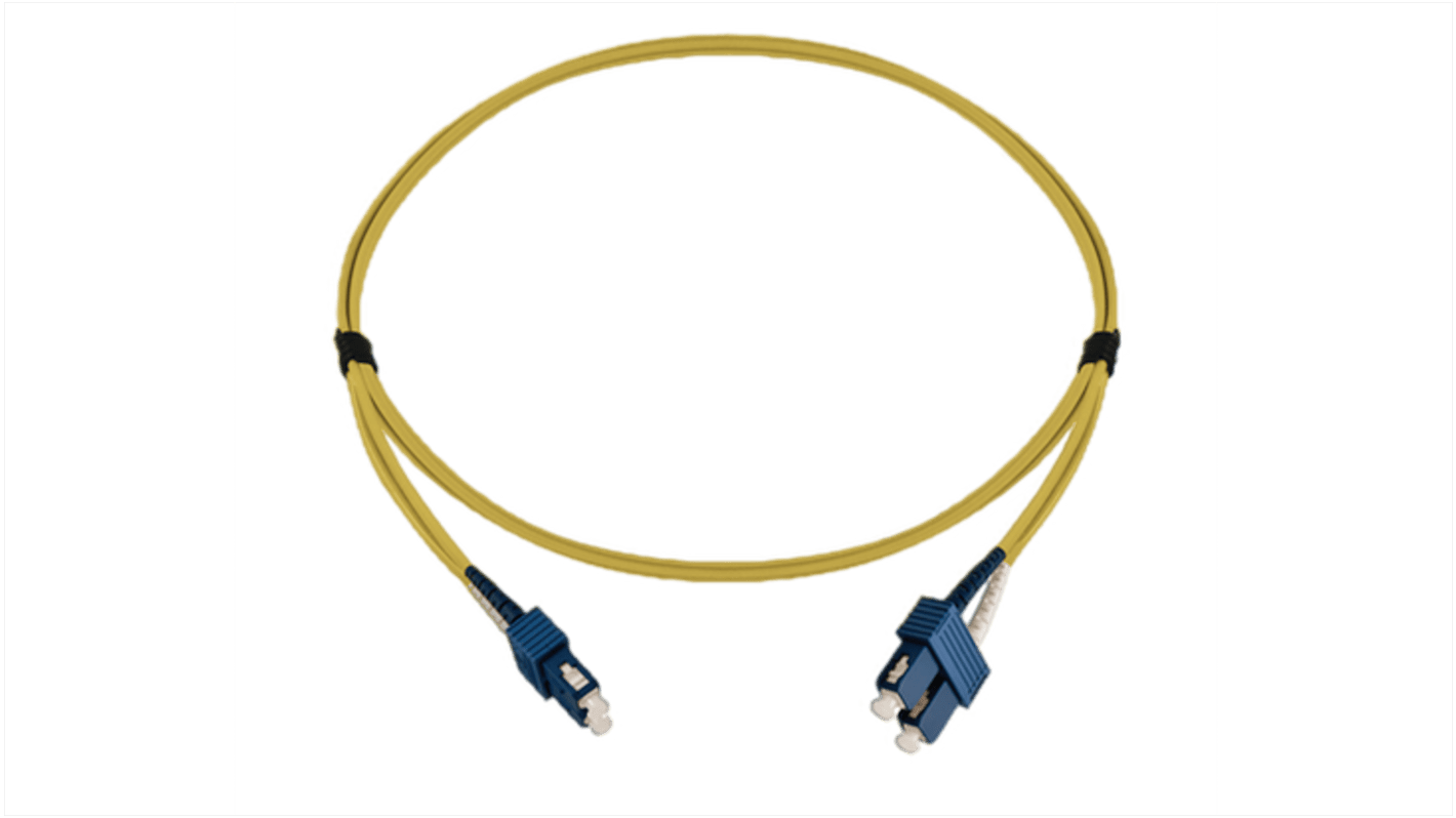 HellermannTyton Connectivity Duplex Fibre Optic Cable, 3mm, 10m