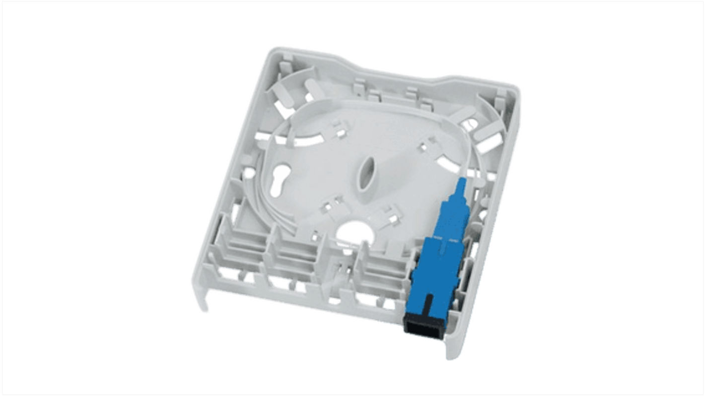 HellermannTyton FWOA Series, Fibre 1 Way SC Wall Outlet,With Shielded Shield Type
