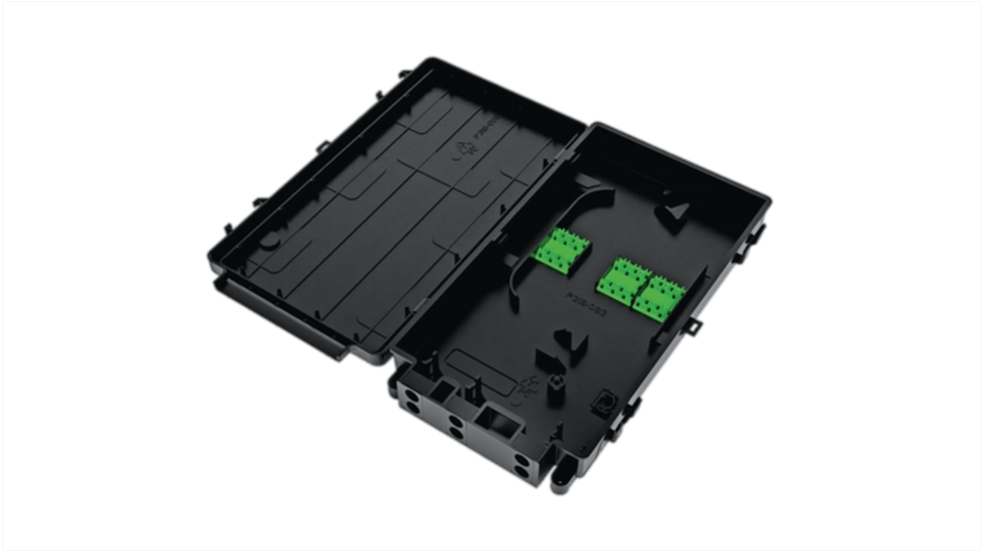 HellermannTyton Connectivity 12 Port Single Mode Fibre Optic Patch Panel With 12 Ports Populated