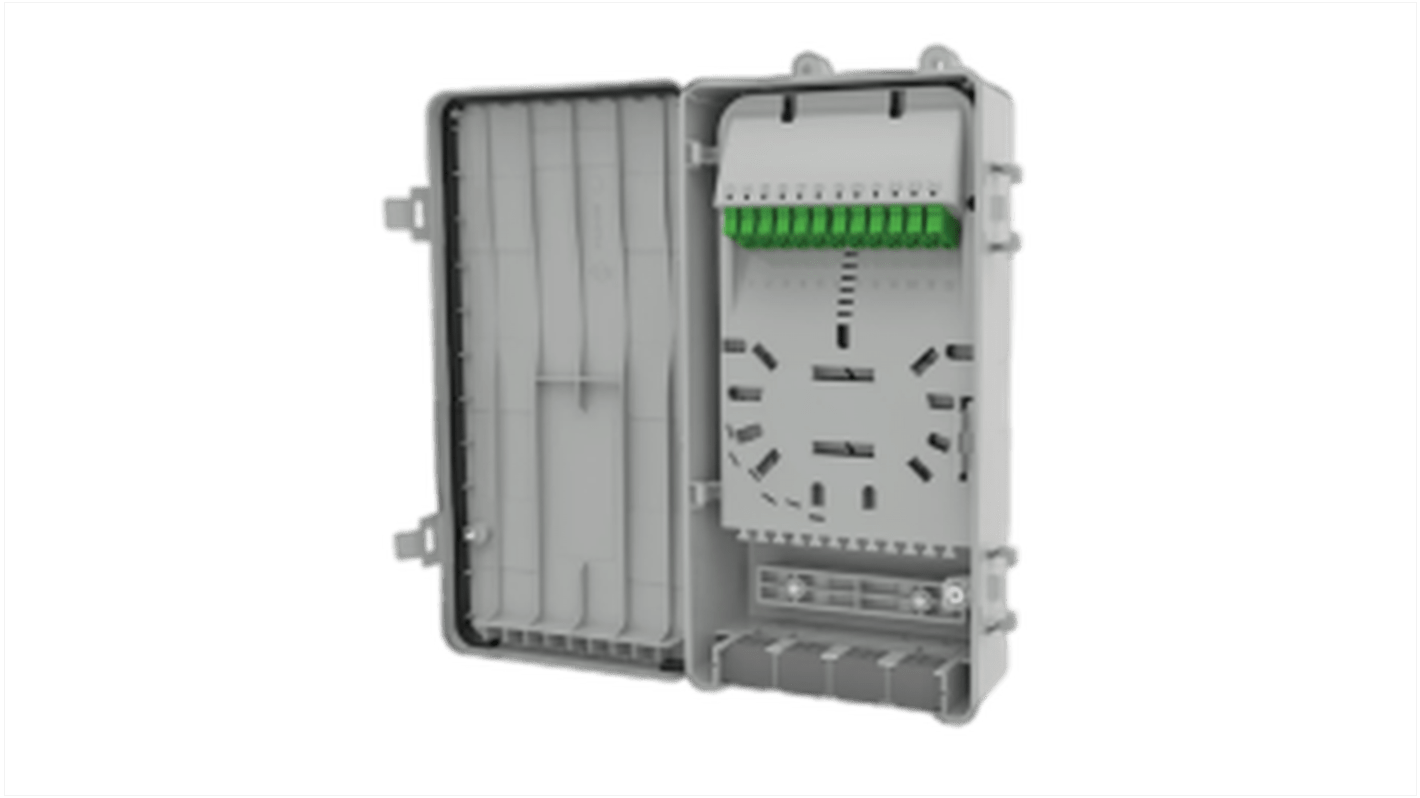 HellermannTyton Connectivity 24 Port LC Multimode Fibre Optic Patch Panel With 24 Ports Populated