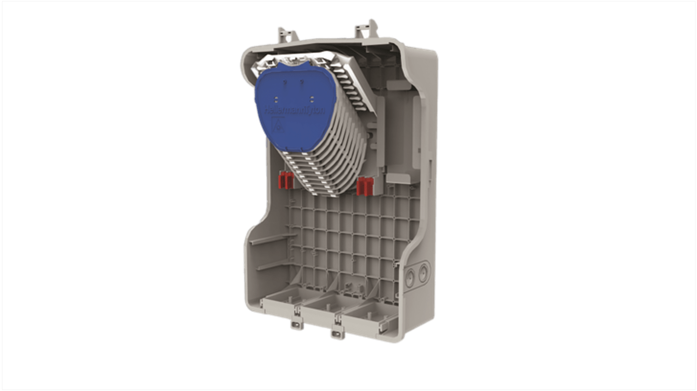 HellermannTyton Connectivity ABS外壳, 470 x 307 x 147mm, MDU系列