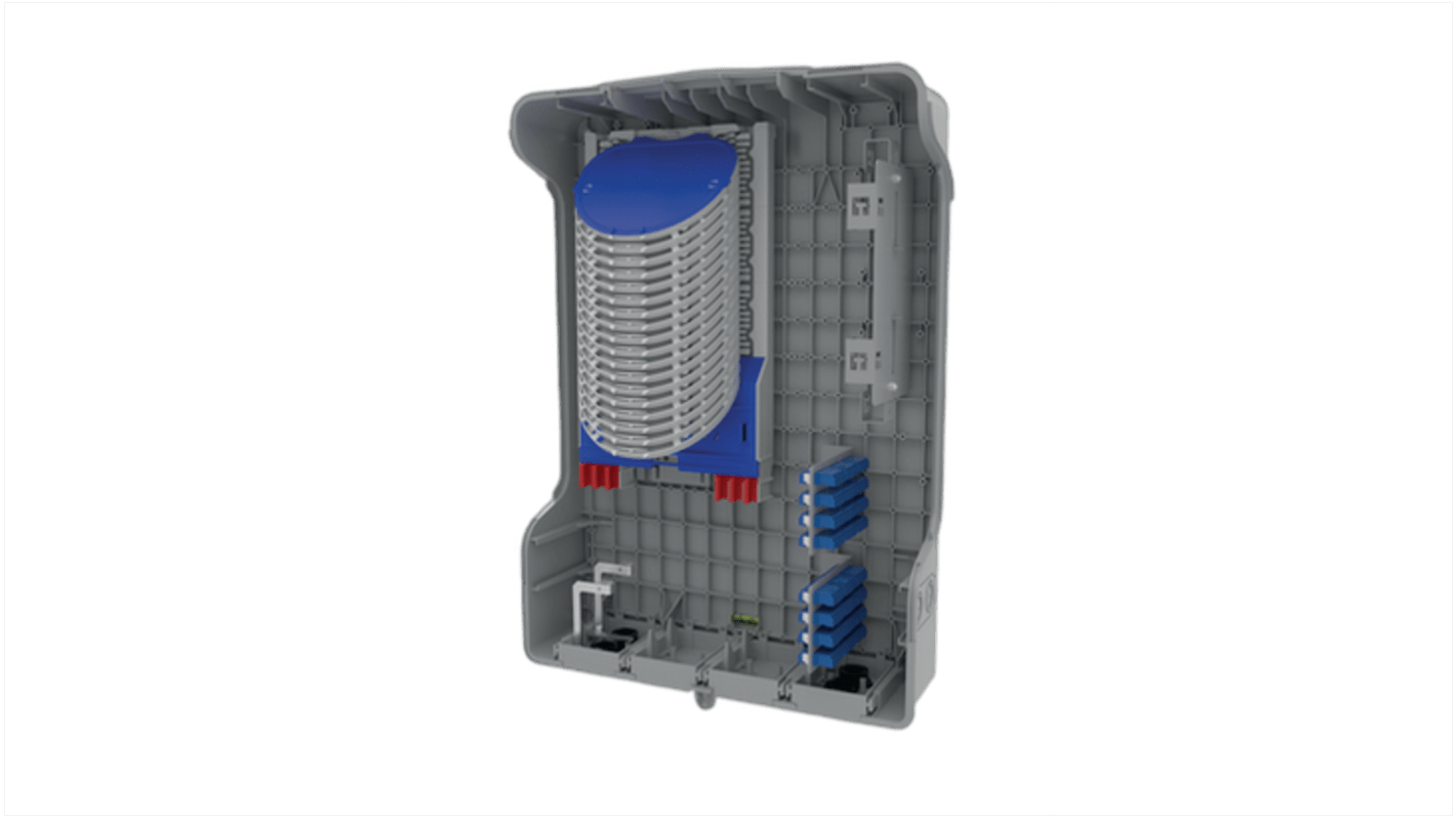 HellermannTyton Connectivity MDU Series ABS Enclosure, 568 x 375 x 165mm