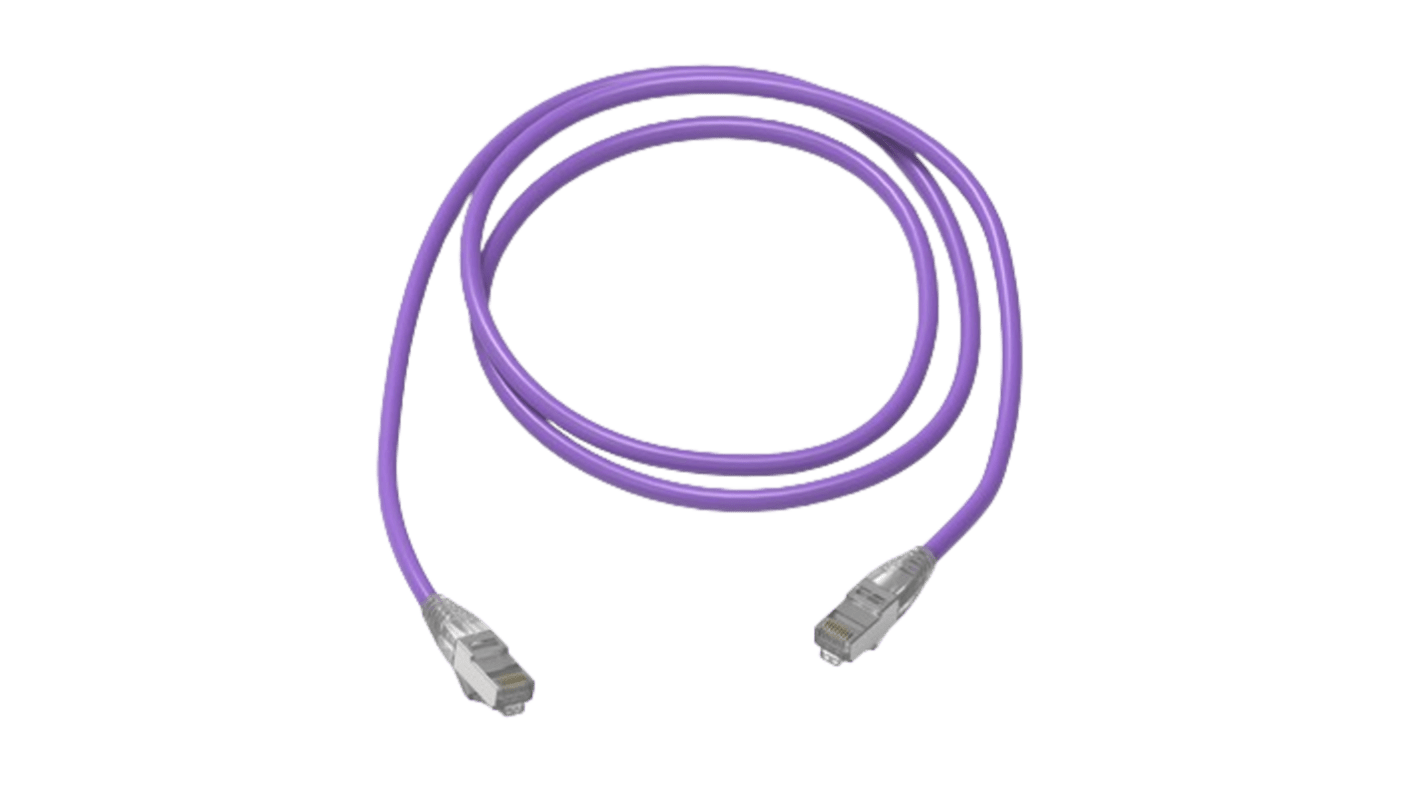 Kabel Ethernet Cat6a długość 40m Z zakończeniem HellermannTyton