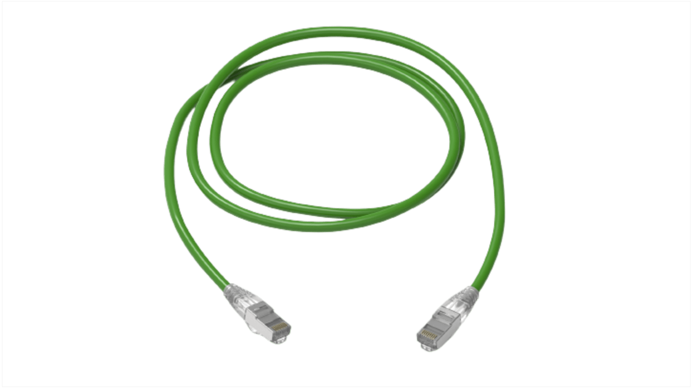 Kabel Ethernet Cat6a długość 1m Z zakończeniem HellermannTyton