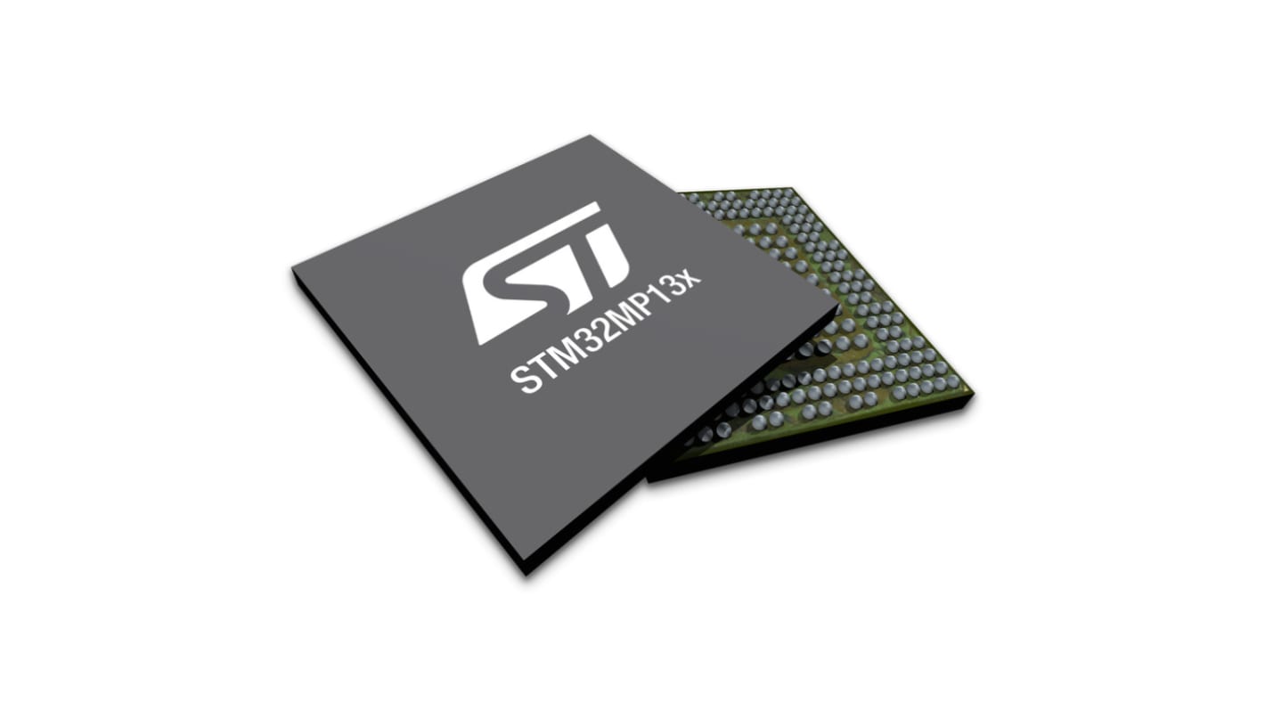 Microcontrolador STMicroelectronics STM32MP135AAG3, núcleo ARM Cortex-A7 de 8 / 16bit, RAM 168 kByte, 1GHz, TFBGA de