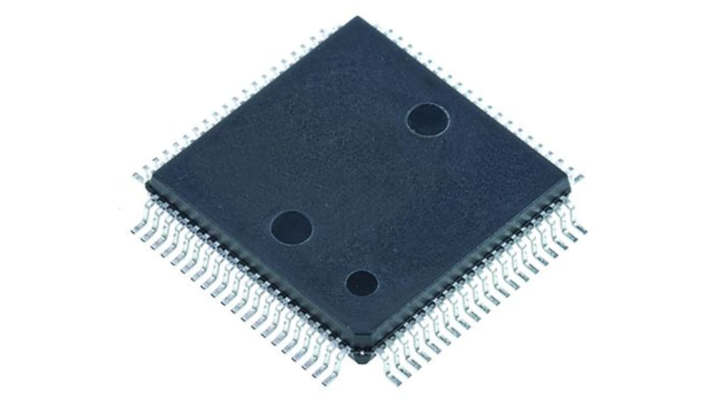 Renesas Electronics R5F100MLDFB#30, 16bit RL78 Microcontroller MCU, RL78/G13, 32MHz, 512 kB Flash, 80-Pin LFQFP