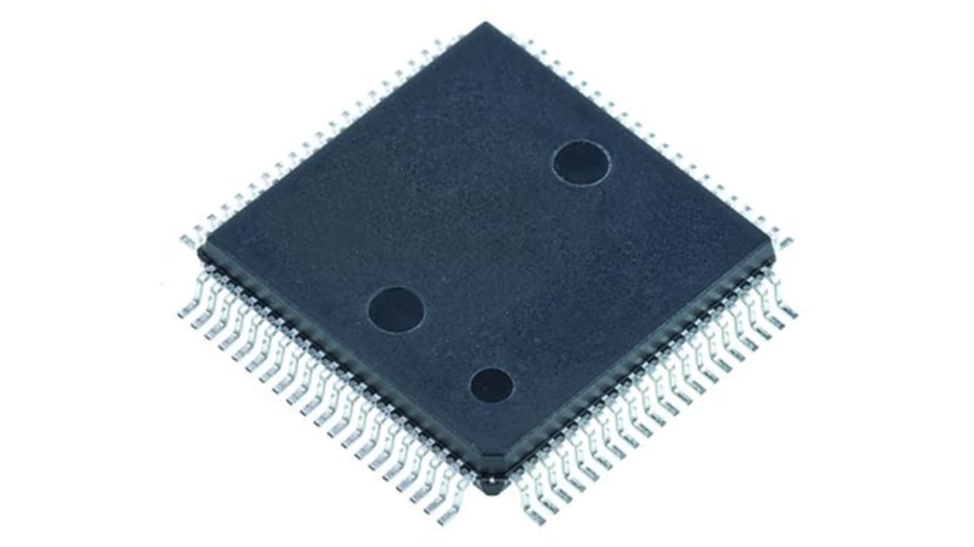 Renesas Electronics RL78/G14单片机, RL78内核, 80针, LFQFP, 最大32MHz, 512 kB 闪存, 48 kB RAM
