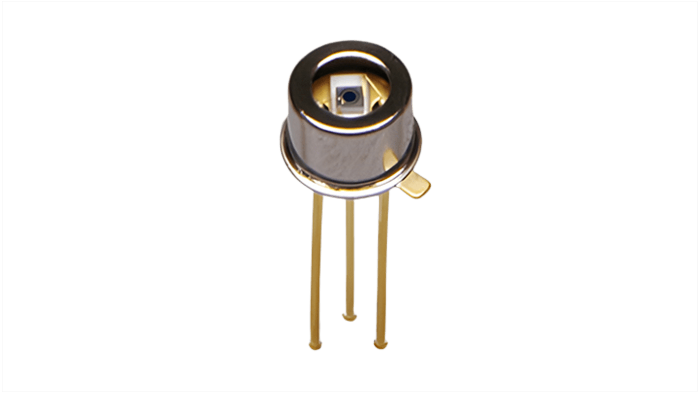 Hamamatsu Fotodiode Sichtbares Licht 620nm Si, THT TO18-Gehäuse 3-Pin