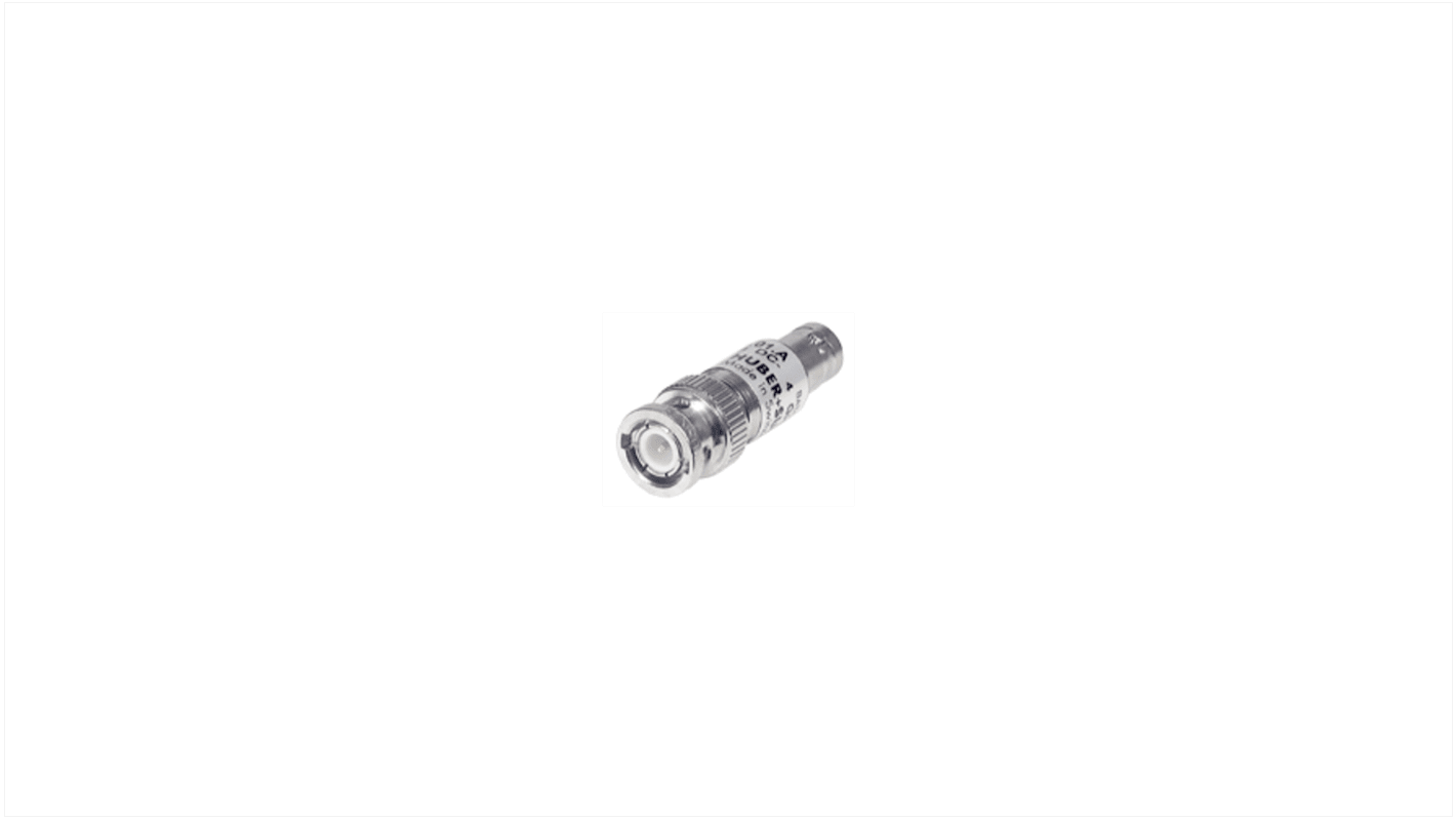 Huber+Suhner RF Attenuator Straight BNC Plug to BNC Socket 3dB, Operating Frequency 4GHz