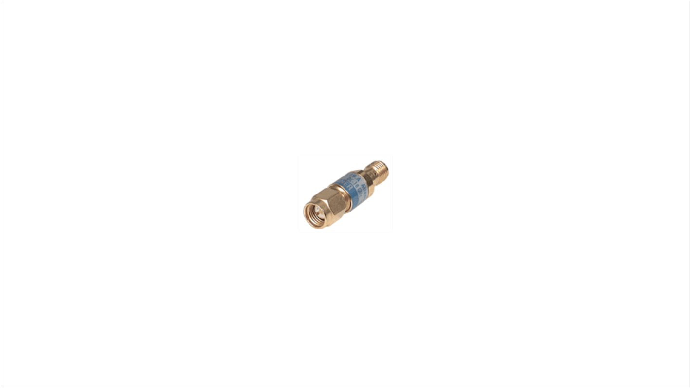 Huber+Suhner RF Attenuator Straight SMA Plug to Jack 2dB, Operating Frequency 18GHz