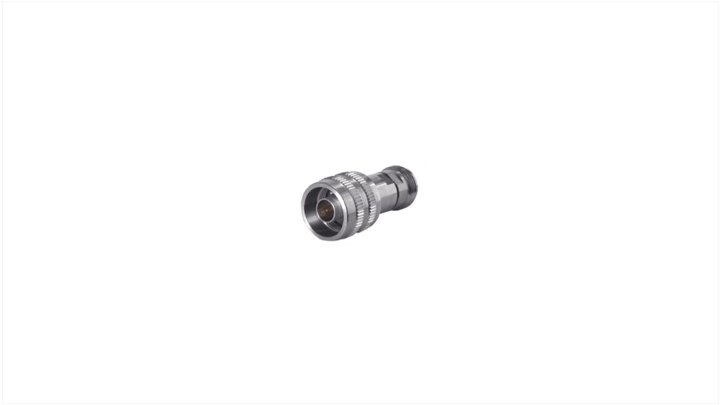 Adaptador Huber+Suhner 33_N-50-0-52/199_UE, Conector Macho N a Conector hembra Conector jack N