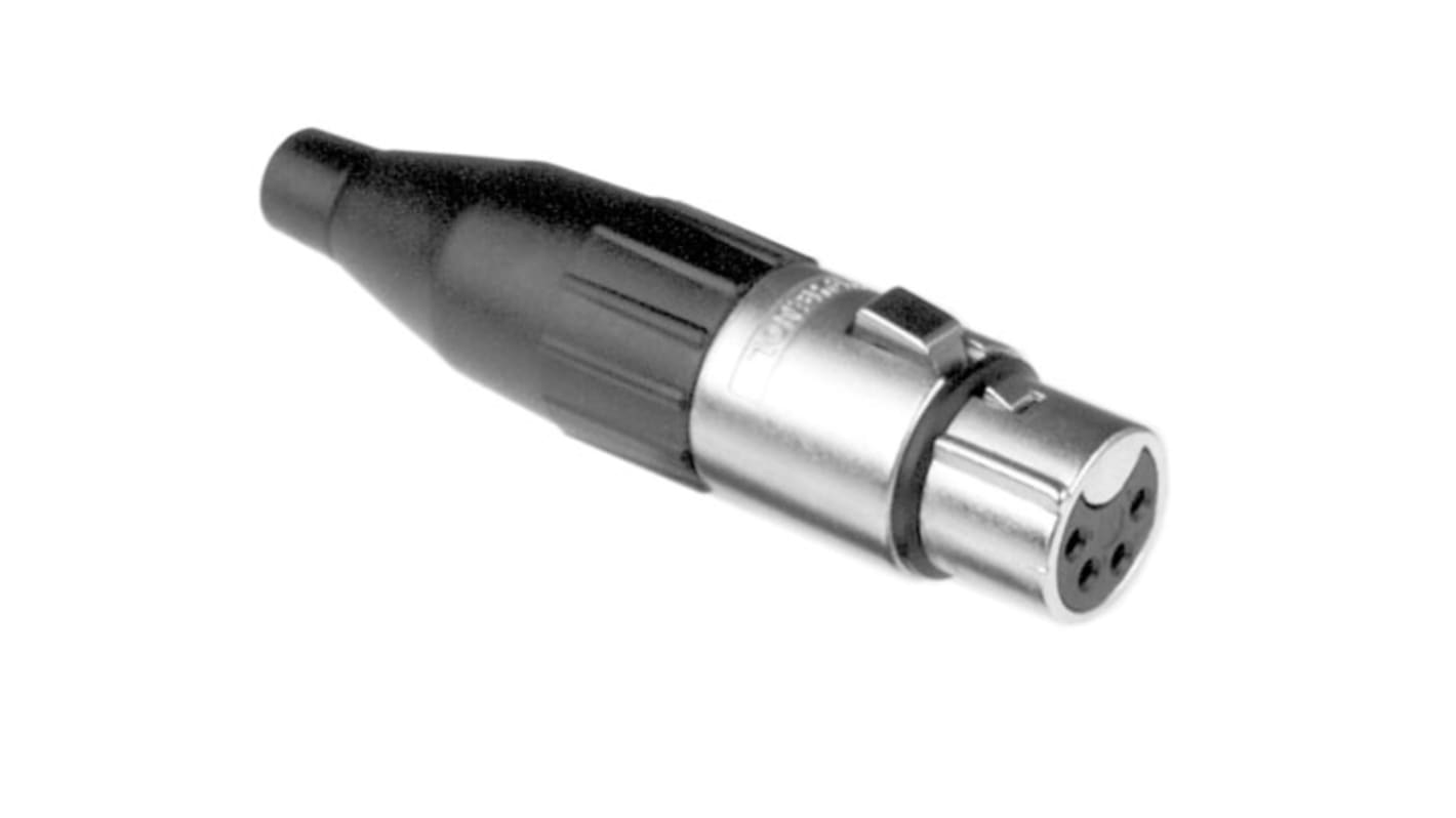 Connettore XLR Amphenol Industrial Femmina a 4 poli, Montaggio su cavo