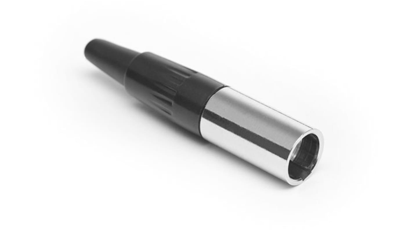 Amphenol Industrial 五芯卡侬头, Mini XLR 连接器公插, 底盘安装, 50 V, 4A, IP00, 直向