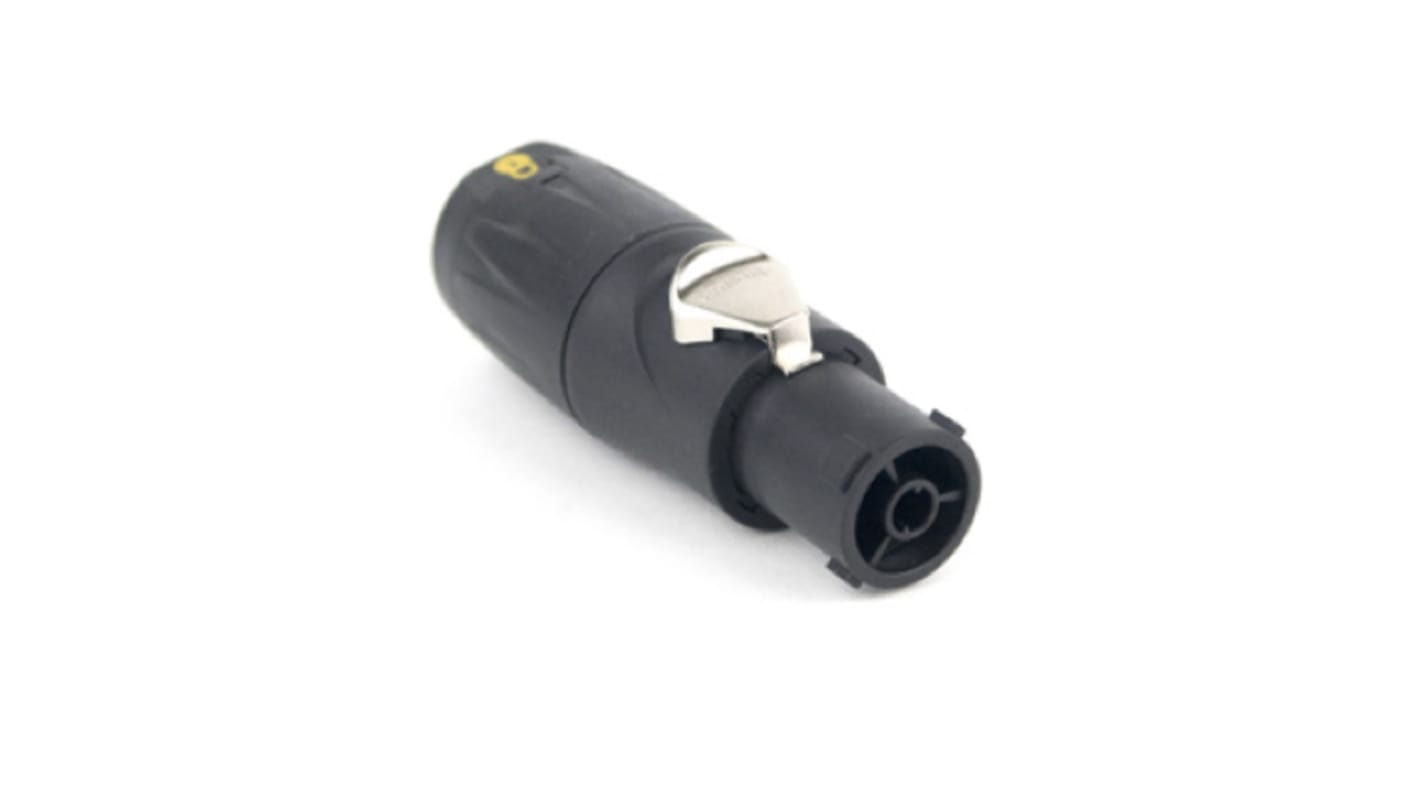 Amphenol Industrial, HPT IP65 Black Cable Mount 3P Power Connector Plug, Rated At 16A, 250 V No