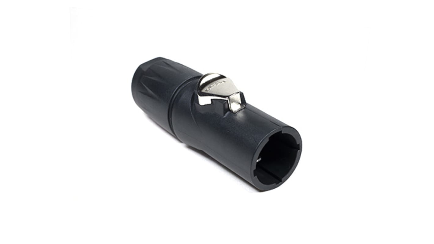 Amphenol Industrial, HPT IP65 Black Panel Mount 3P Power Connector Plug, Rated At 16A, 250 V No