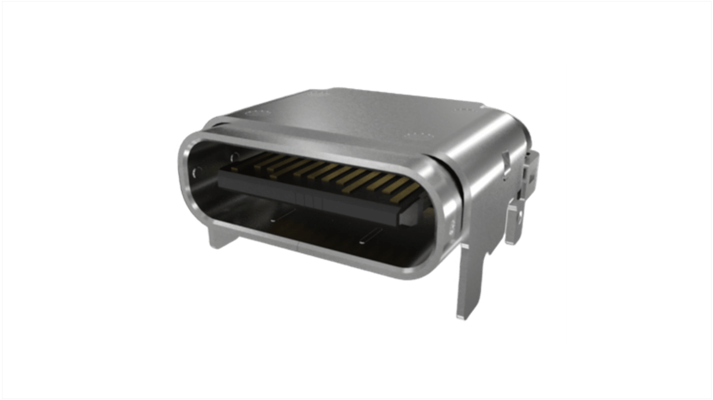 Amphenol Communications Solutions Type-Type C USB3.2 USBコネクタ Type-C, 上部取り付け