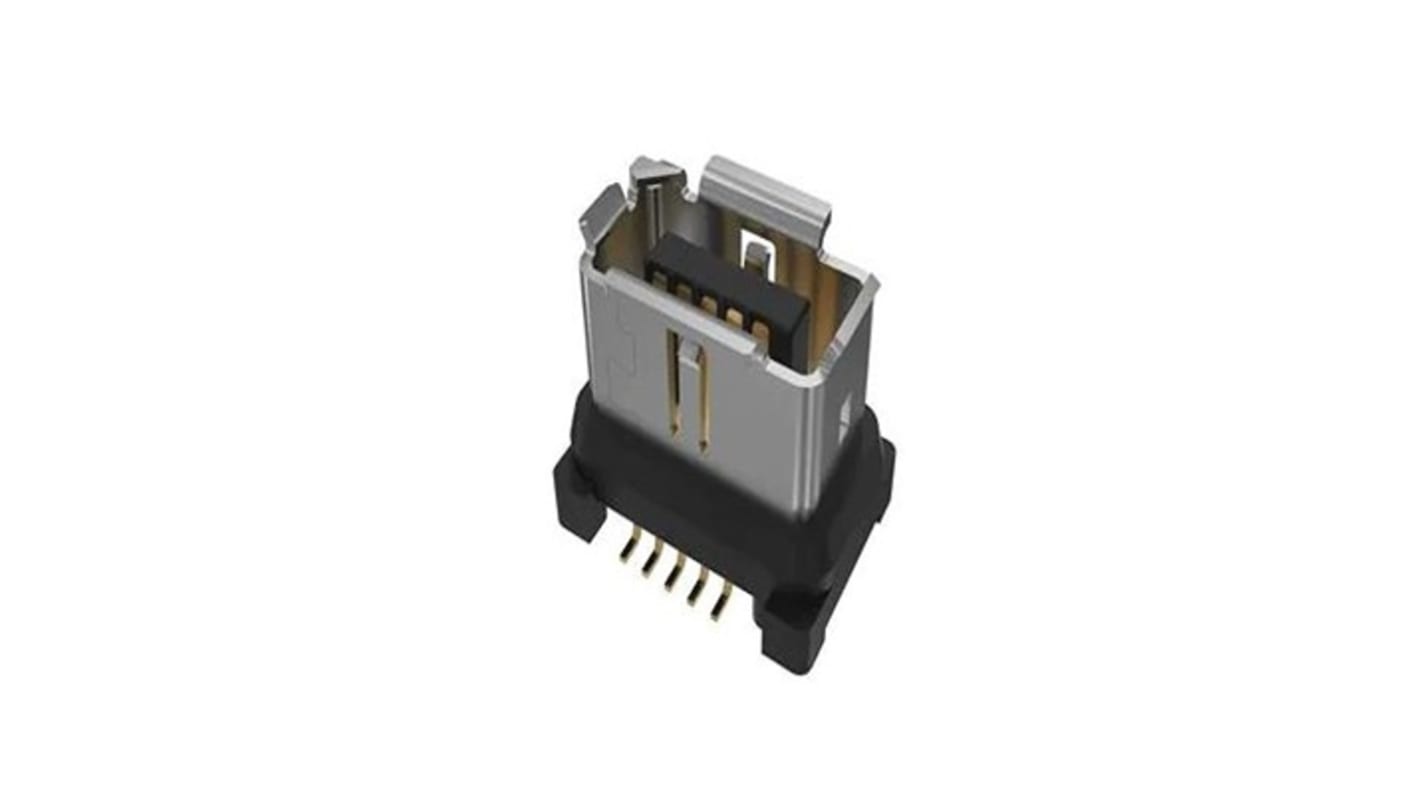 Amphenol Communications Solutions IX Industrial Series Female IX Industrial Connector, Surface Mount, Cat6a 1 Port 10