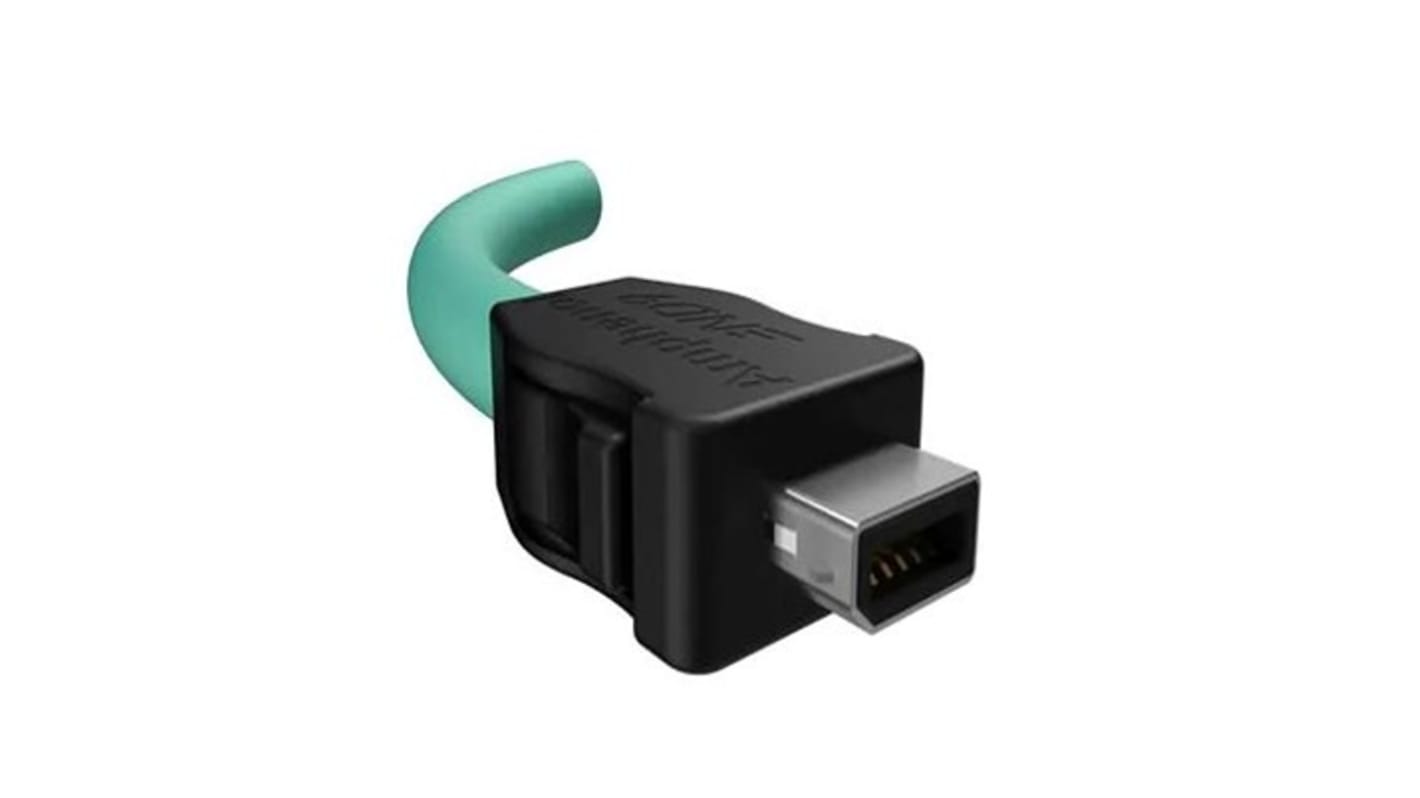Amphenol Communications Solutions ND9 Series Male IX Industrial Connector, PCB Mount, Cat6a 1 Port 10 -Way