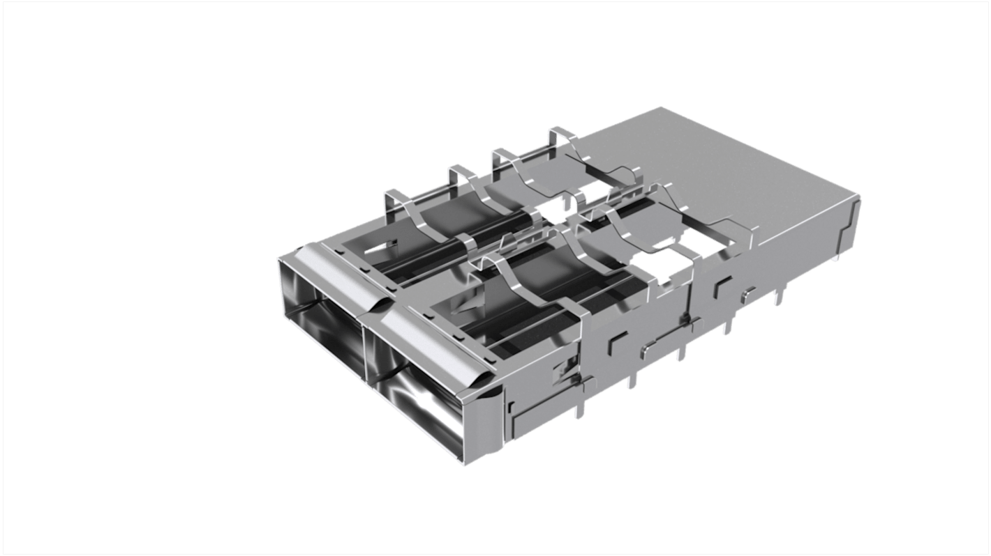 Amphenol Communications Solutions QSFP-DD I/O Connector Plug 76-Position, UE36C2620005011