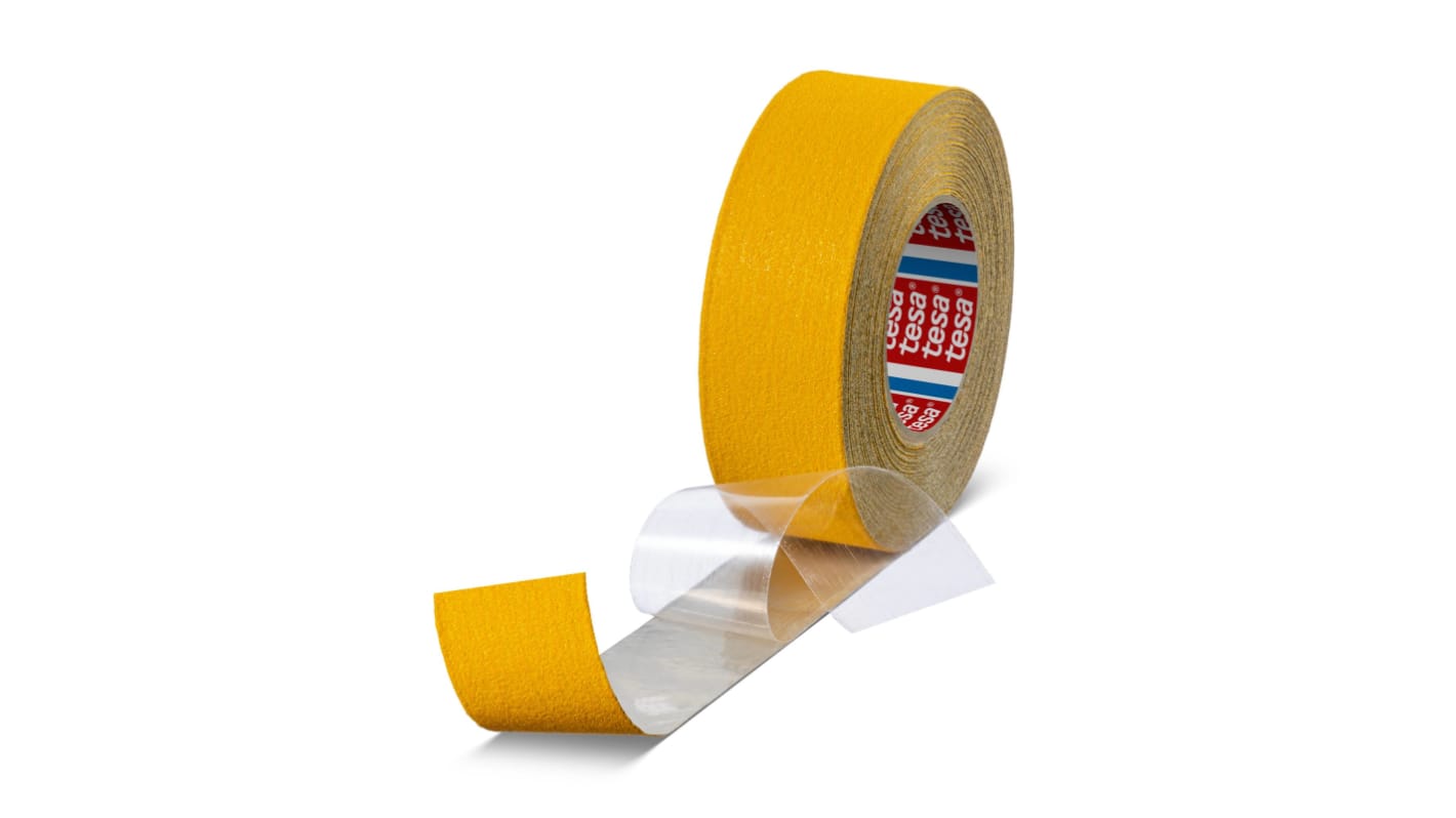 Nastro antiscivolo Giallo Tesa 60955, in Lamina di alluminio, 50mm x 18m