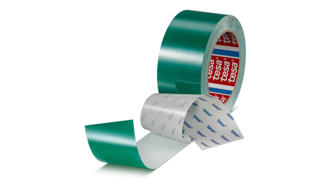 Tesa 60960 Green PET Film 20m Floor Tape, 0.175mm Thickness
