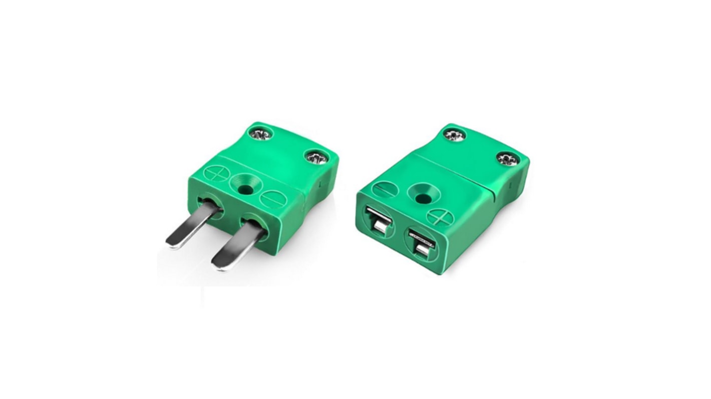 RS PRO Miniature Thermocouple Connector for Use with Thermocouple, 4mm Probe, IEC, RoHS Compliant Standard